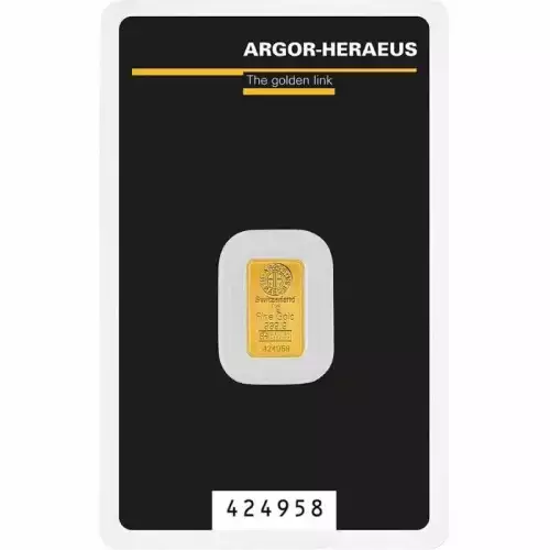 1 Gram Argor Heraeus Kinebar Gold Bar [DUPLICATE for #546158] (2)