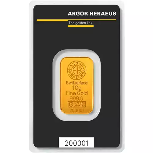 10 Gram Argor Heraeus Kinebar Gold Bar (2)