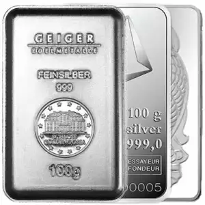 100g Generic Silver Bar