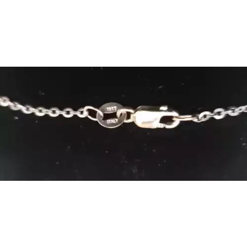 10K White Gold Ladies Diamond Ribbon Pendant Necklace .25ctw 18in S10BO5-5 (2)