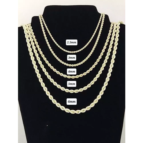 10K Yellow Gold  Mens Curb Style Necklace 7.5mm 22in - B3-1D (5)