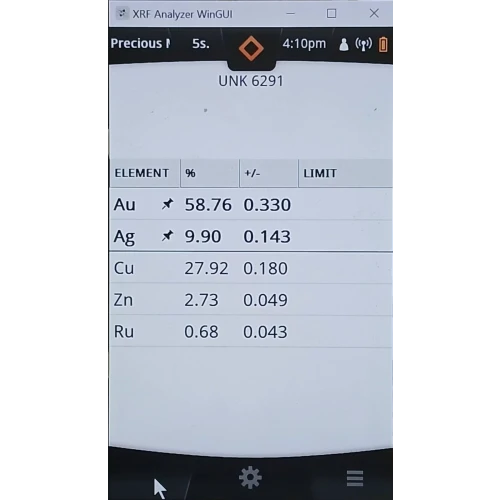 14K GOLD A. ZUNI NAVAJO BLUE TURQUOISE MEN'S WATCH TIPS  - Wch Box4