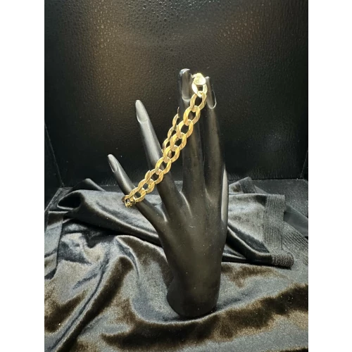 14K Solid Yellow Gold Mens Miami Cuban Curb Bracelet 8 1/4