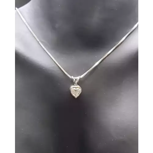 14K White Gold Diamond Heart Pendant .70tcw S10BO2-1  (3)