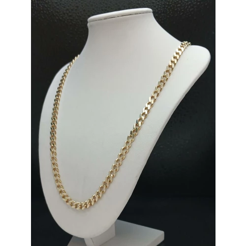 14k Yellow Gold Cuban Link Necklace, 21 in, 6 mm B8-5 (4)