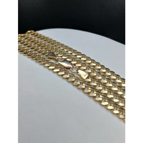 14k Yellow Gold Cuban Link Necklace 22.5 in, 5.5 mm. B7-4 (5)