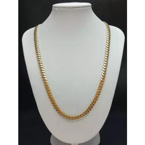 14k Yellow Gold Cuban Link Necklace 22.5 in, 5.5 mm. B7-4 (4)