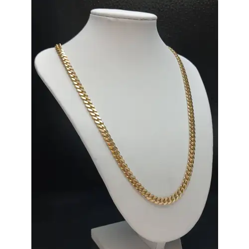 14k Yellow Gold Cuban Link Necklace 22.5 in, 5.5 mm. B7-4 (2)