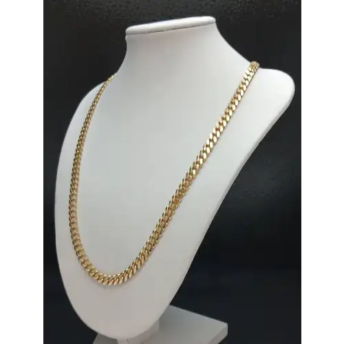 14k Yellow Gold Cuban Link Necklace 22.5 in, 5.5 mm. B7-4 (3)