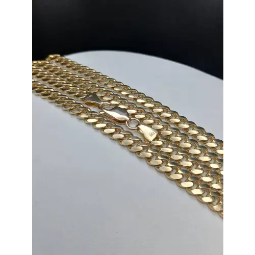 14k Yellow Gold Cuban Link Necklace 22.5 in, 5.5 mm. B7-4 (5)