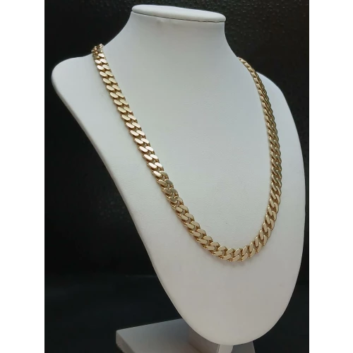 14K Yellow Gold Cuban Link Necklace, 24 in, 7mm B8-2 (2)