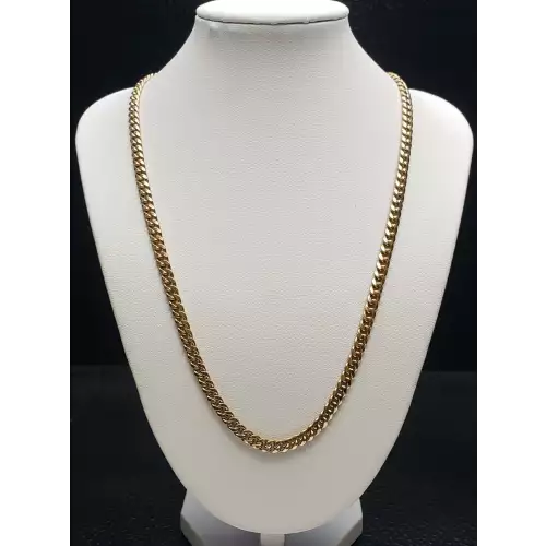 14k Yellow Gold Cuban Link Necklace B3-8 (3)