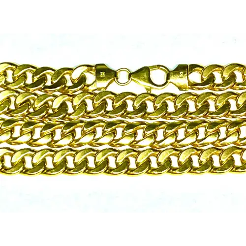 14K Yellow Gold Men's Cuban Chain 22