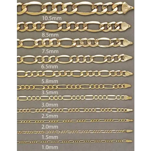 14K Yellow Gold Men's Cuban Chain 22