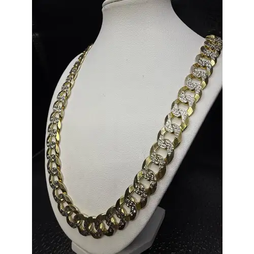 14K Yellow Gold Mens Necklace (3)