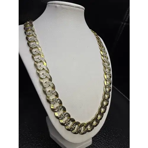 14K Yellow Gold Mens Necklace (4)