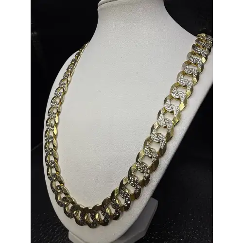 14K Yellow Gold Mens Necklace (3)