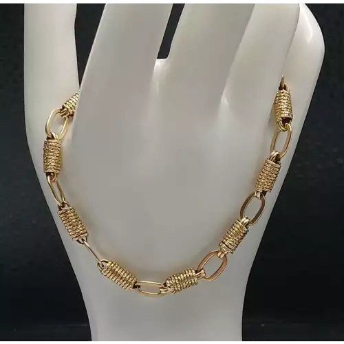 14K Yellow Gold Rope Style Bracelet – 8.5