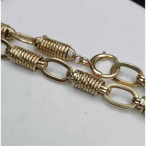 14K Yellow Gold Rope Style Bracelet – 8.5