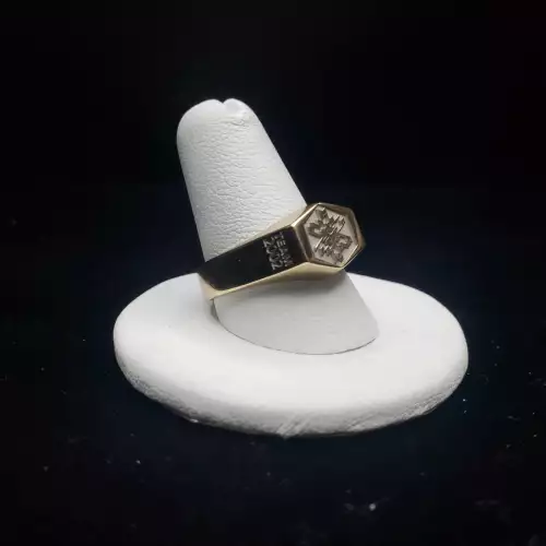 14K Yellow Gold UNI Olympic TEAM Band Ring Sz-9.5 S10BO13-5 (2)
