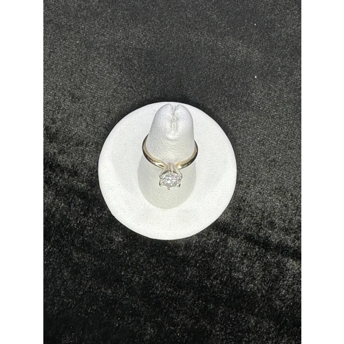 14K YG Engagement Solitaire Natural Diamond Ring 1.14CT Sz-6, 14-2D (5)