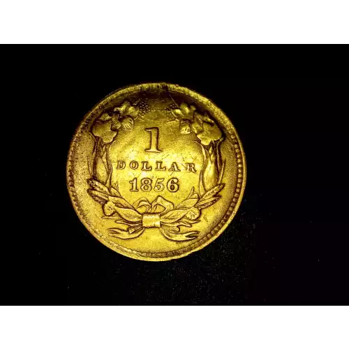 1856 Gold Indian princess head $1.00 DollarSmall (1854-1856) (5)