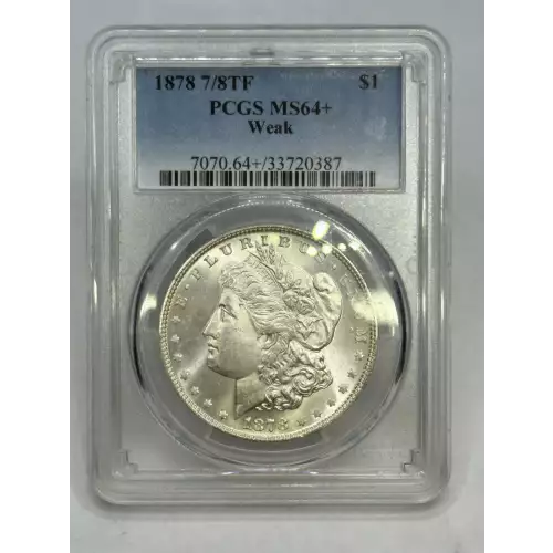 1878 7/8TF $1 Weak (2)