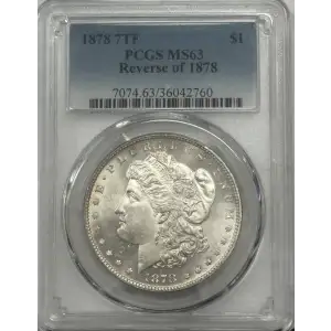 1878 7TF $1 Reverse of 1878 (2)