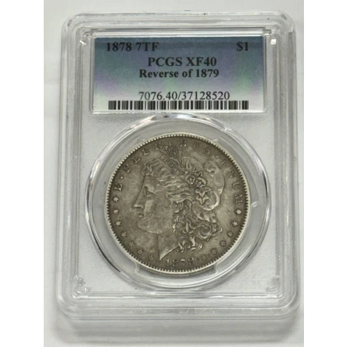 1878 7TF $1 Reverse of 1879