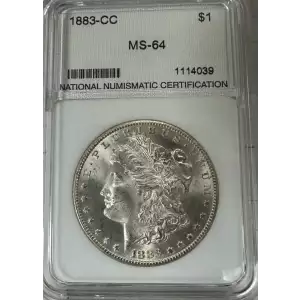 1883-CC Morgan Silver Dollar 