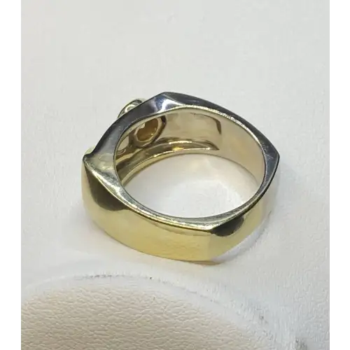 18K Gold Ring , with .70 CT.  Unique Champagne Diamond (5)