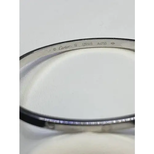 18K White Gold Cartier LOVE Small Love Bracelet - B2-6 (3)