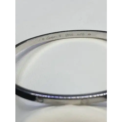 18K White Gold Cartier LOVE Small Love Bracelet - B2-6 (3)