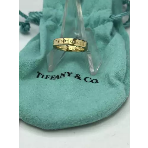 18K Yellow Gold Ladies TIFFANY & CO Authentic Ring Sz 4.75 B13-1 (3)