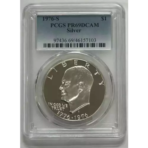 1976-S $1 Silver, DCAM