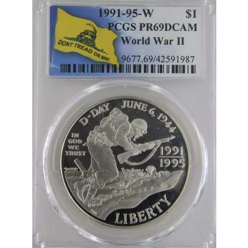 1991-95-W $1 World War II, DCAM (2)