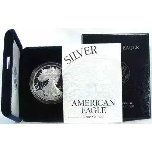 1995  1oz Silver Eagle  Proof - with Original Govt Packaging  