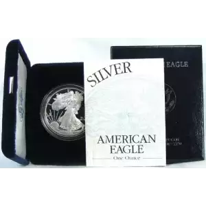 1995  1oz Silver Eagle  Proof - with Original Govt Packaging  