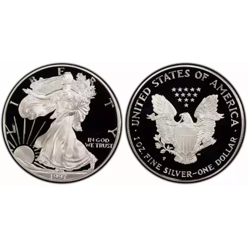 1997 1oz Silver Eagle  Proof - with Original Govt Packaging  (3)