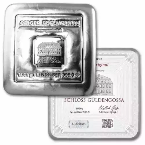1kg Geiger Silver Bar 