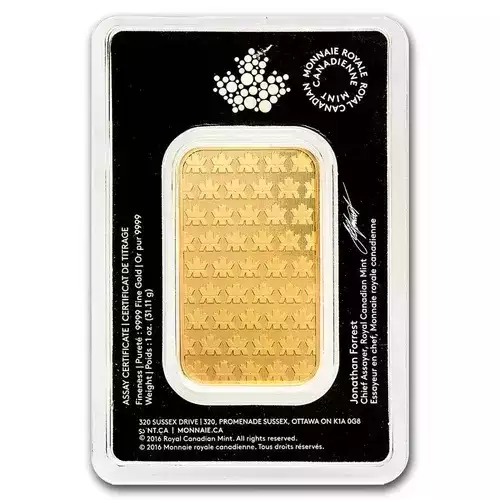 1oz Royal Canadian Mint Gold Bar (4)