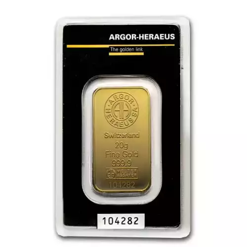 20 Gram Gold Bar Argor