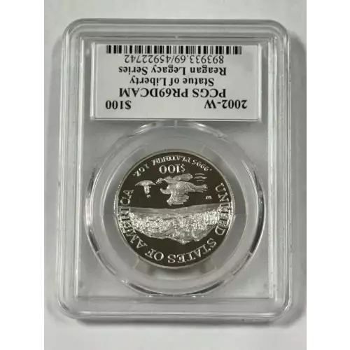 2002-W $100 Statue of Liberty Reagan Legacy Series, DCAM (2)