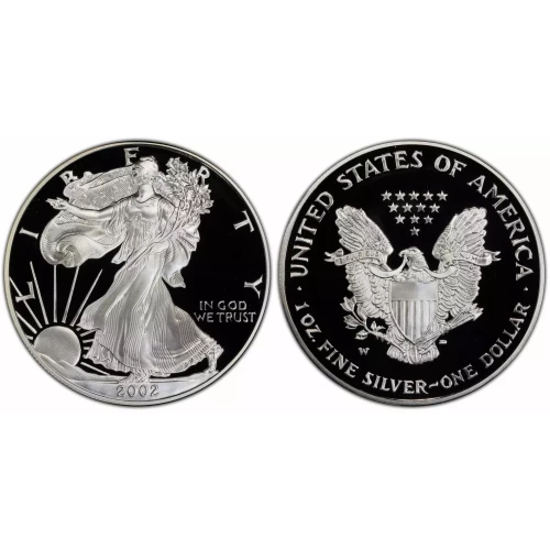 2002-W 1oz Silver Eagle  Proof - with Original Govt Packaging (3)