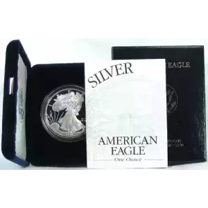 2007-W 1oz Silver Eagle  Proof - with Original Govt Packaging  