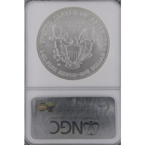 2007 W BURNISHED SILVER EAGLE EARLY RELEASES 