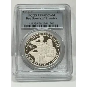 2010-P $1 Boy Scouts of America, DCAM