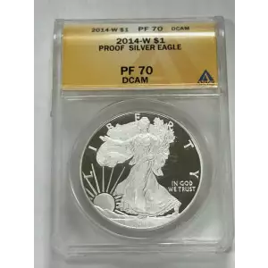 2014-W ANACS - PF70 Silver Eagle

