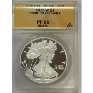 2015-W ANACS - PF69 Silver Eagle DCAM

