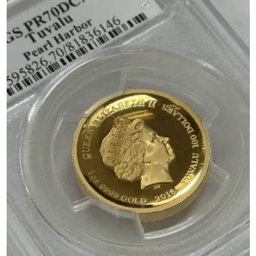 2016 Tuvalu Pearl Harbor 1 oz Gold Coin PR70 DCAM (3)